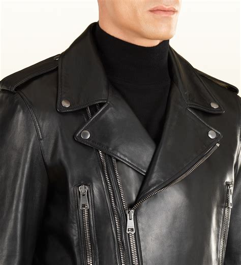 gucci leather jacket for sale|gucci leather jacket price.